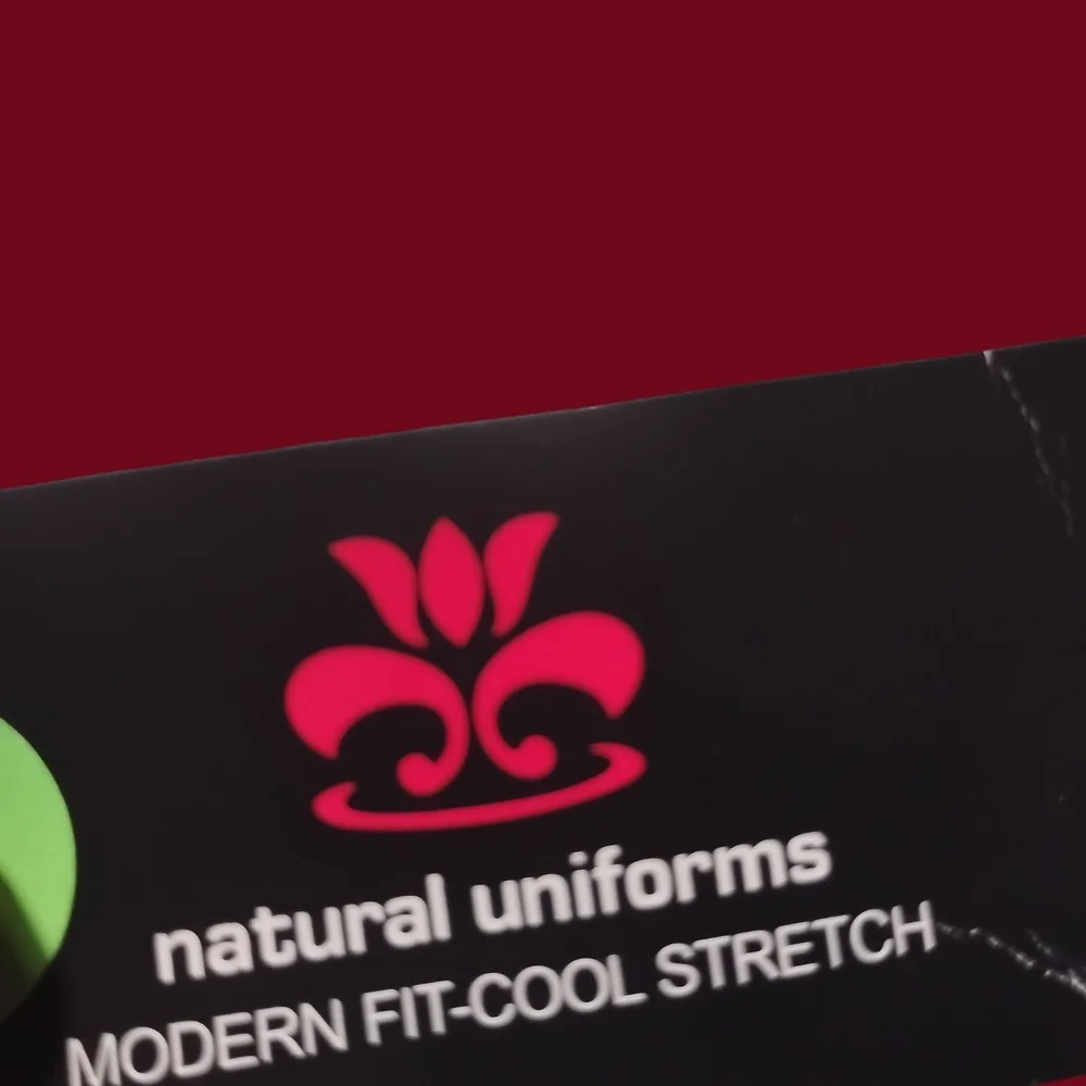 Blue Women's Scrub Top - Picture 5 of 6